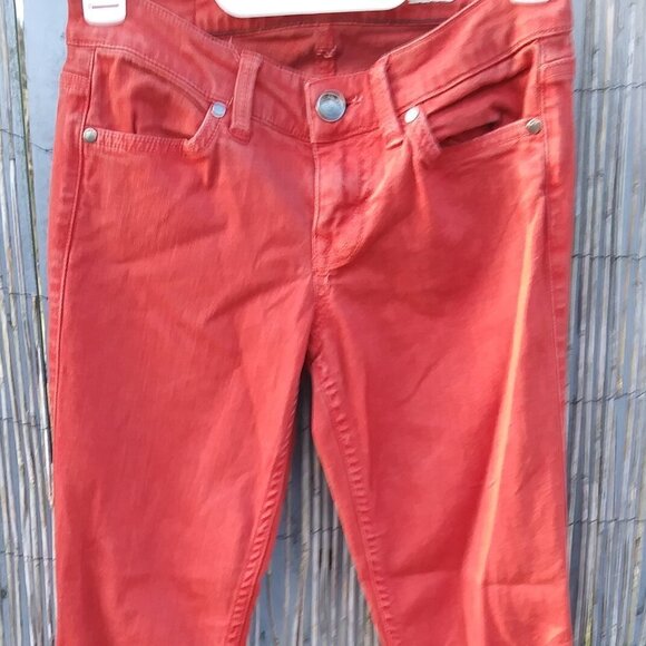 Level 99 Jeans Janice Ultra Skinny Red - Size 25 - Picture 1 of 15